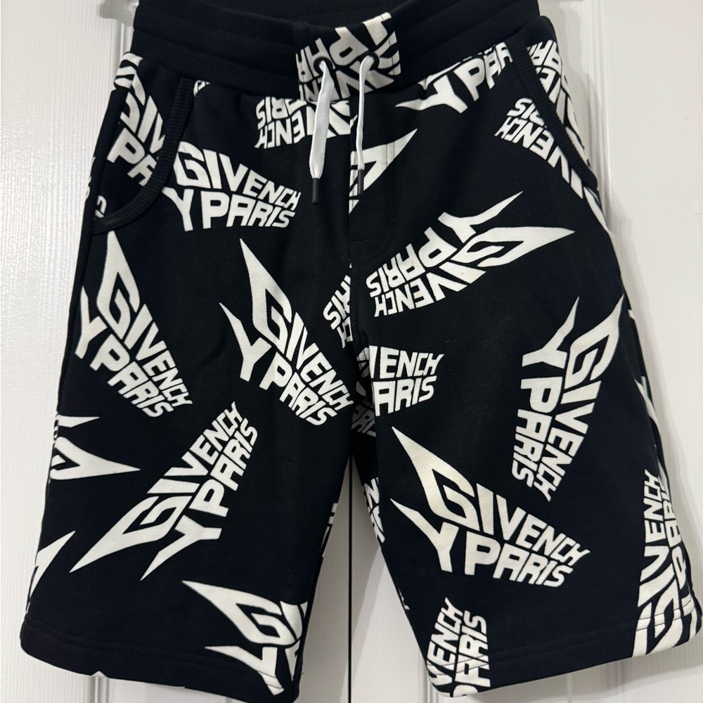 Givenchy Monochrome Drawstring Shorts